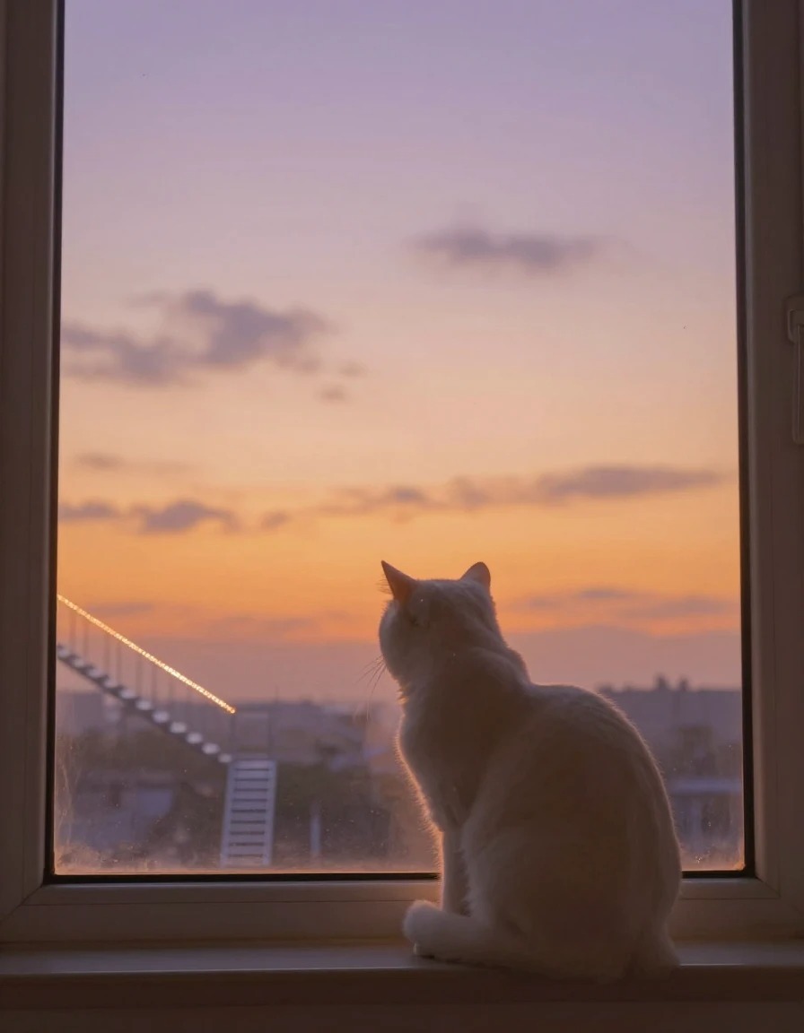 封面：黃昏的時間貓